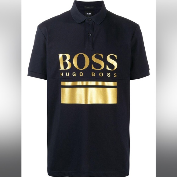 NWOT’s Hugo Boss Polo Shirt Regular Fit Men’s Size Large - Picture 2 of 12